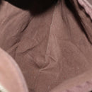 SAINT LAURENT Shoulder Bag PVC Leather Beige Auth bs26375-19