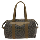 SAINT LAURENT Shoulder Bag PVC Leather Beige Auth bs26375-2