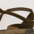 SAINT LAURENT Shoulder Bag PVC Leather Beige Auth bs26375-8