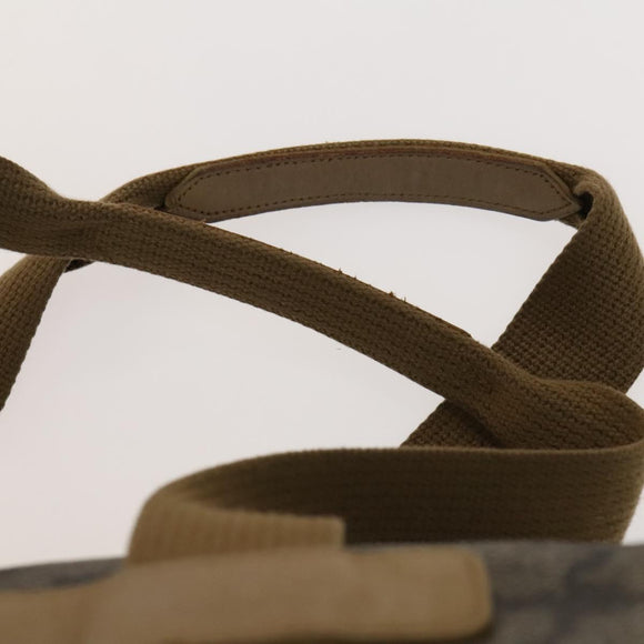 SAINT LAURENT Shoulder Bag PVC Leather Beige Auth bs26375