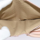 BOTTEGA VENETA INTRECCIATO Wallet Leather 2Set Beige Brown Auth bs26378-12