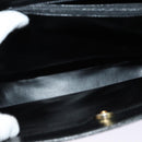 GUCCI Bamboo Hand Bag Leather Black Gold 002 1186 0259 Auth bs26393-10