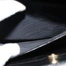 GUCCI Bamboo Hand Bag Leather Black Gold 002 1186 0259 Auth bs26393-11