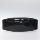 GUCCI Bamboo Hand Bag Enamel Black Gold 001 1014 1638 0 Auth bs26395-5