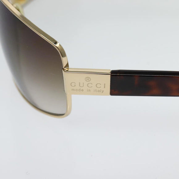 GUCCI Sunglasses plastic Brown Auth bs26397