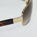 GUCCI Sunglasses plastic Brown Auth bs26397-13