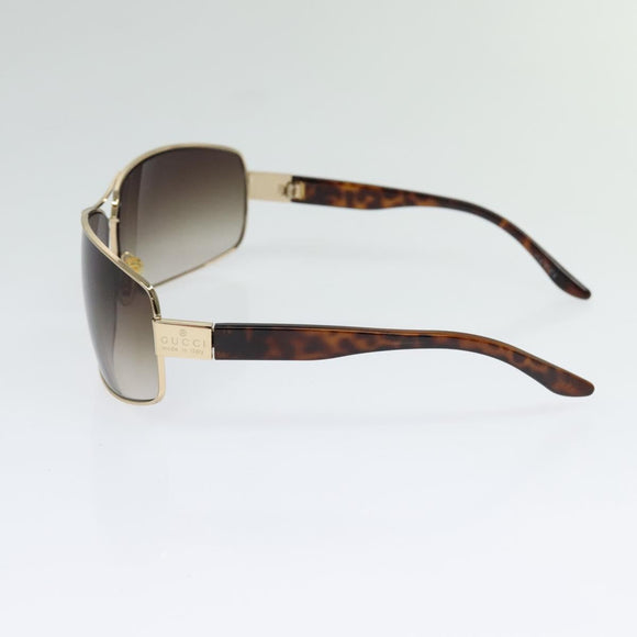 GUCCI Sunglasses plastic Brown Auth bs26397