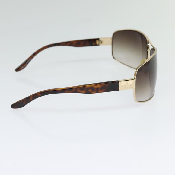 GUCCI Sunglasses plastic Brown Auth bs26397