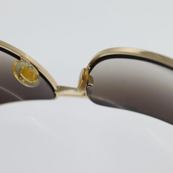 GUCCI Sunglasses plastic Brown Auth bs26397