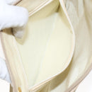 Salvatore Ferragamo Gancini Shoulder Bag Canvas Beige Gold Auth bs26398-20