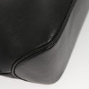 Salvatore Ferragamo Shoulder Bag Leather Black Gold Auth bs26401-13