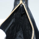 Salvatore Ferragamo Shoulder Bag Leather Black Gold Auth bs26401-19