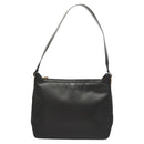 Salvatore Ferragamo Shoulder Bag Leather Black Gold Auth bs26401-2