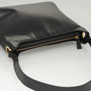 Salvatore Ferragamo Shoulder Bag Leather Black Gold Auth bs26401-7