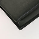 BURBERRY Business Bag Leather Green Auth bs26402-13