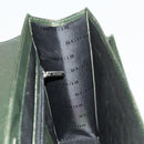 BURBERRY Business Bag Leather Green Auth bs26402-19