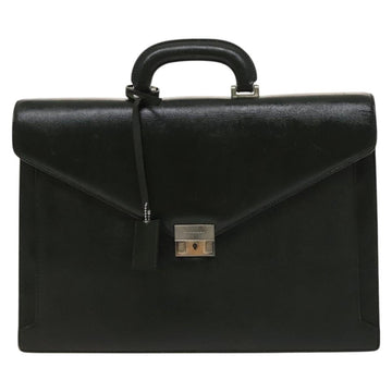 BURBERRY Business Bag Leather Green Auth bs26402 - 0