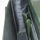 BURBERRY Business Bag Leather Green Auth bs26402-20