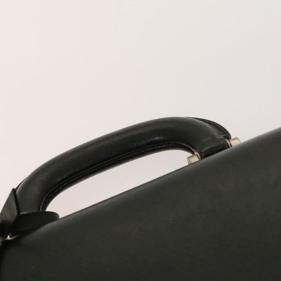 BURBERRY Business Bag Leather Green Auth bs26402