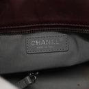 CHANEL Chain Shoulder Bag Lamb Skin Brown Silver CC Auth bs26406-15