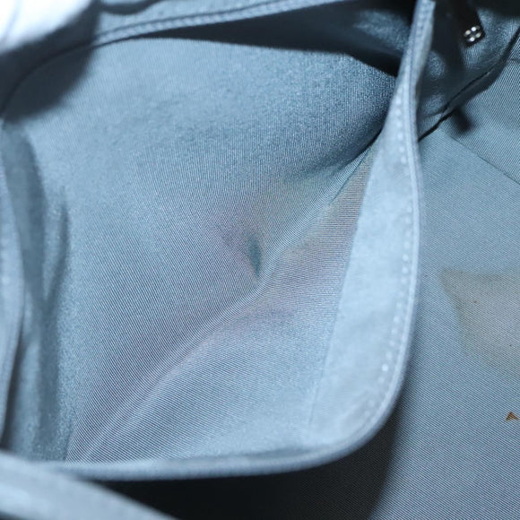 CHANEL Chain Shoulder Bag Lamb Skin Brown Silver CC Auth bs26406