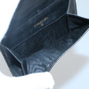 CHANEL Bifold Wallet Lamb Skin Black CC Auth bs26407-9