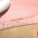 CHANEL Bifold Wallet Caviar Skin Pink CC Auth bs26408-17