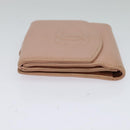 CHANEL Bifold Wallet Caviar Skin Pink CC Auth bs26408-3