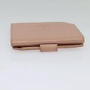 CHANEL Bifold Wallet Caviar Skin Pink CC Auth bs26408-5
