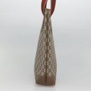 GUCCI GG Plus Supreme Web Sherry Line Tote Bag PVC Beige Red Auth bs26416-3