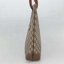 GUCCI GG Plus Supreme Web Sherry Line Tote Bag PVC Beige Red Auth bs26416-4