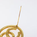 CHANEL Brooch metal Gold Tone CC Auth bs26418-7