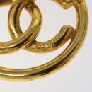 CHANEL Brooch metal Gold Tone CC Auth bs26418-8