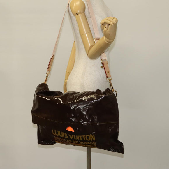 LOUIS VUITTON Spring 2010 Collection Buzas Bag Enamel Brown M93188 Auth bs26423
