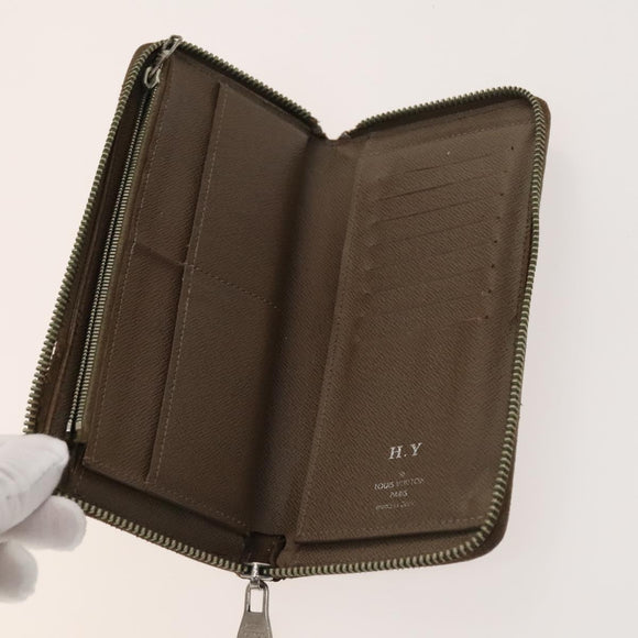 LOUIS VUITTON Monogram Epi Taiga Wallet Set of 4 Brown Red LV Auth bs26429