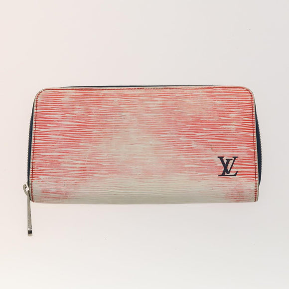 LOUIS VUITTON Monogram Epi Taiga Wallet Set of 4 Brown Red LV Auth bs26429