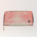 LOUIS VUITTON Monogram Epi Taiga Wallet Set of 4 Brown Red LV Auth bs26429-2