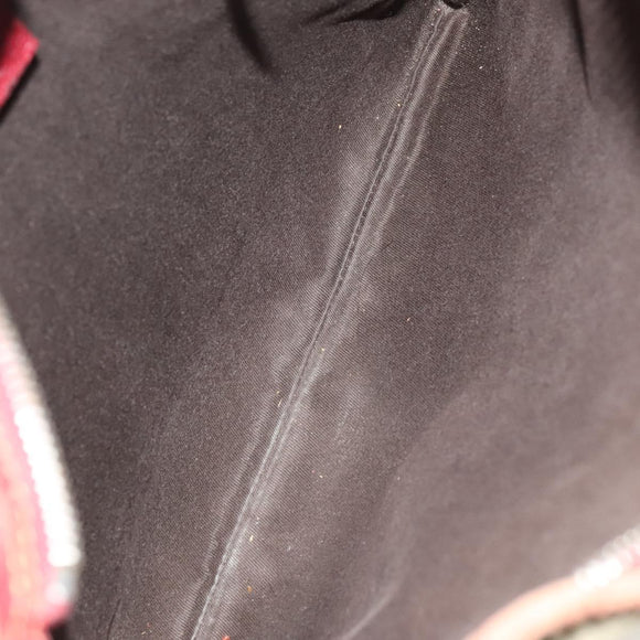 GUCCI GG Canvas GG Supreme Shoulder Bag PVC Canvas 2Set Beige Black Auth bs26435