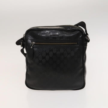 GUCCI GG Canvas GG Supreme Shoulder Bag PVC Canvas 2Set Beige Black Auth bs26435 - 0