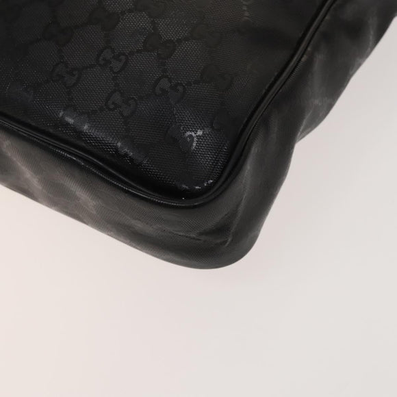 GUCCI GG Canvas GG Supreme Shoulder Bag PVC Canvas 2Set Beige Black Auth bs26435