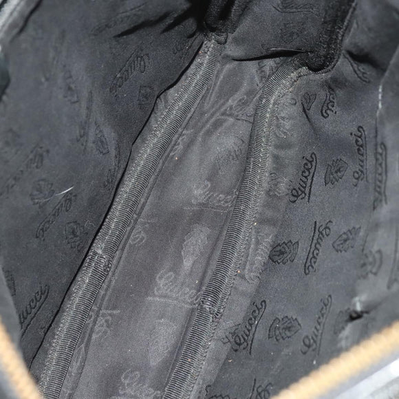 GUCCI GG Canvas GG Supreme Shoulder Bag PVC Canvas 2Set Beige Black Auth bs26435