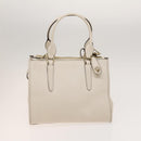 Coach Signature Bag Leather Canvas 4Set Ivory Brown beige Auth bs26438-10