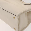 Coach Signature Bag Leather Canvas 4Set Ivory Brown beige Auth bs26438-15
