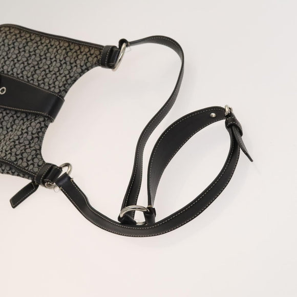 Coach Signature Bag Leather Canvas 4Set Ivory Brown beige Auth bs26438