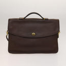 Coach Signature Bag Leather Canvas 4Set Ivory Brown beige Auth bs26438-2