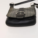 Coach Signature Bag Leather Canvas 4Set Ivory Brown beige Auth bs26438-21