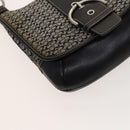 Coach Signature Bag Leather Canvas 4Set Ivory Brown beige Auth bs26438-22