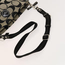 Coach Signature Bag Leather Canvas 4Set Ivory Brown beige Auth bs26438-26