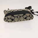 Coach Signature Bag Leather Canvas 4Set Ivory Brown beige Auth bs26438-28