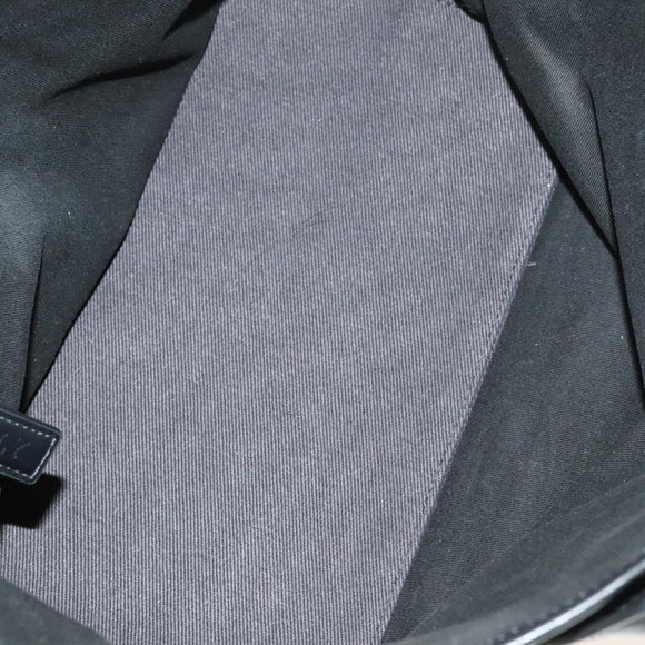 BALLY Hand Bag Canvas 2Set Beige Blue yellow Auth bs26441